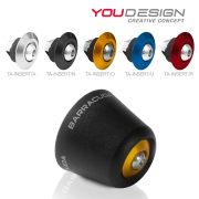 Barracuda XSR 700 STURZPAD EINS�TZE Silber ( Paar )